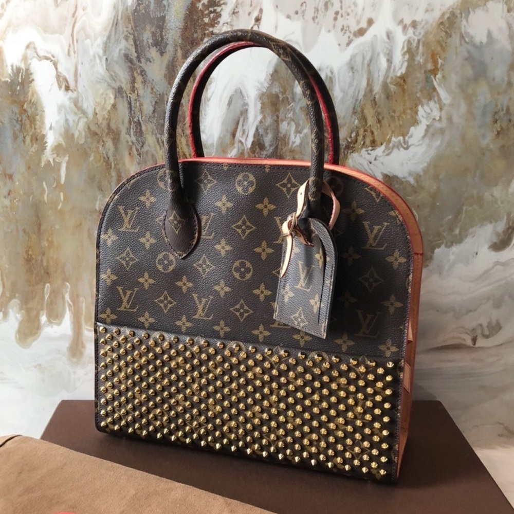 Limited Edition Louis Vuitton Christian Louboutin Iconoclasts Spiked Bag